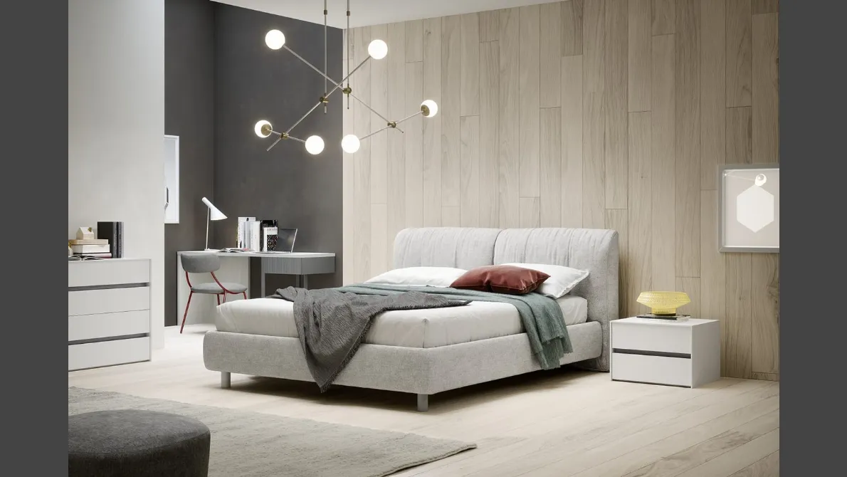 Letto Belleville con box contenitore di Novamobili