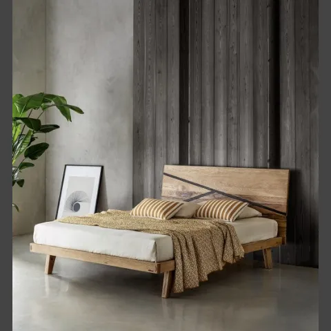 Letto Madeira in rovere nodato di Le Fablier