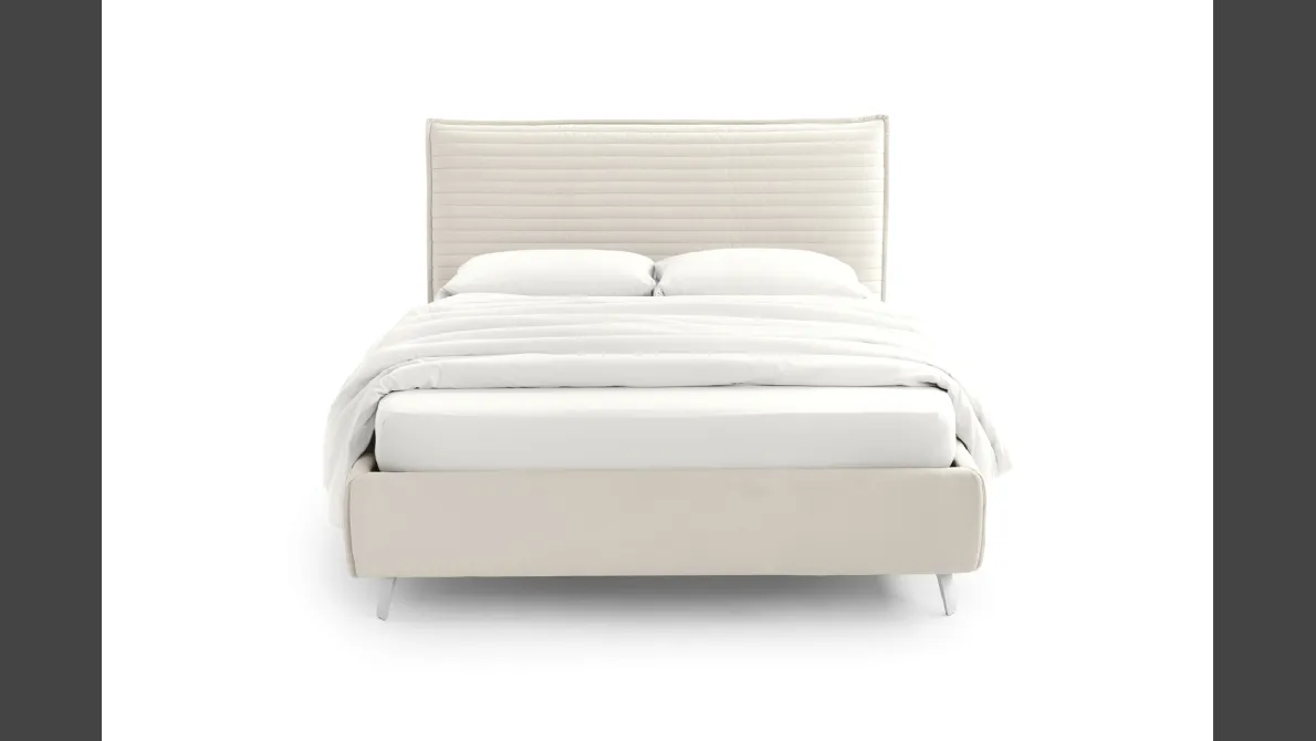 Letto imbottito Bob Stripes di Noctis