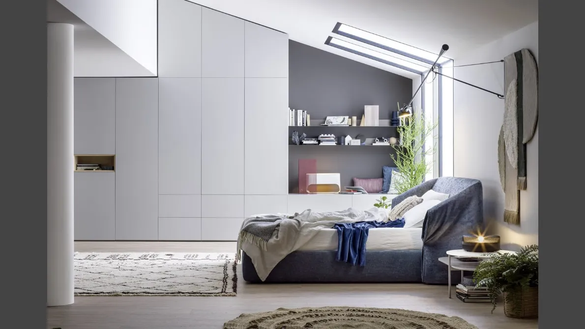 Letto Hide con box contenitore di Novamobili