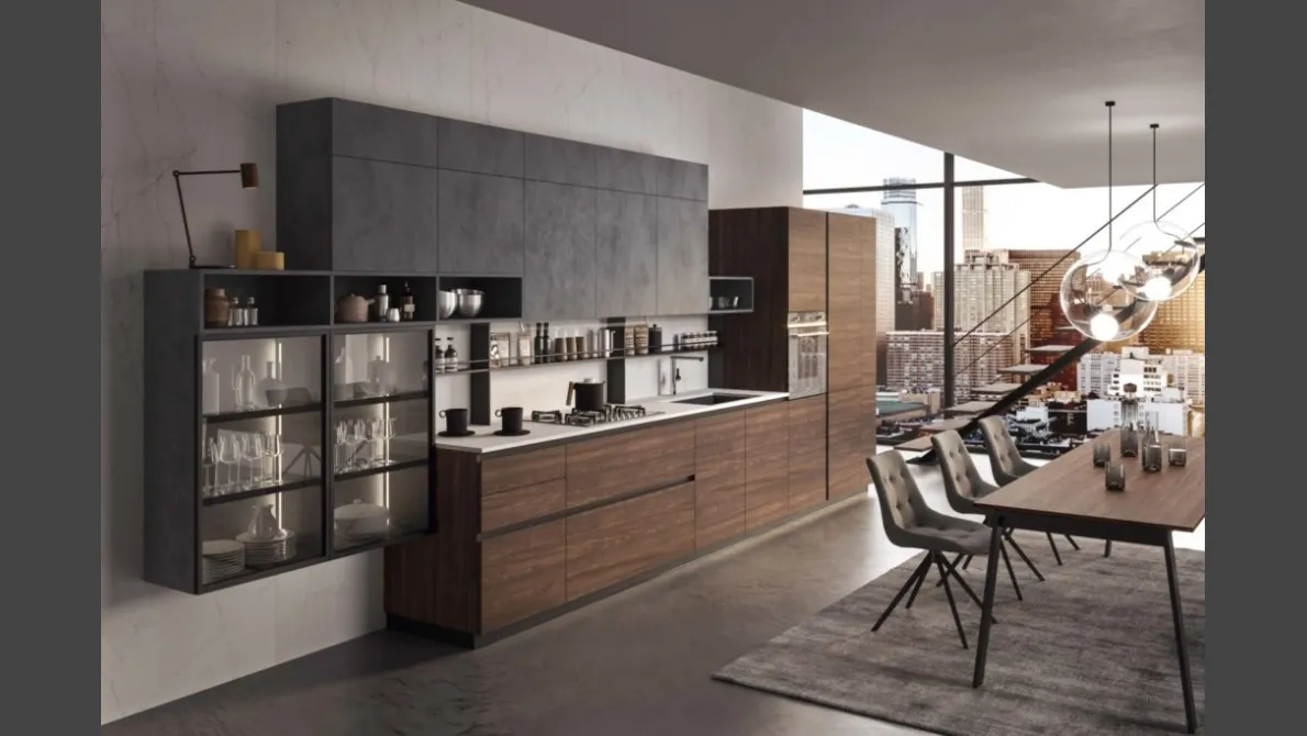 Cucina Moderna lineare Fly Evo 09 di Ar-Tre