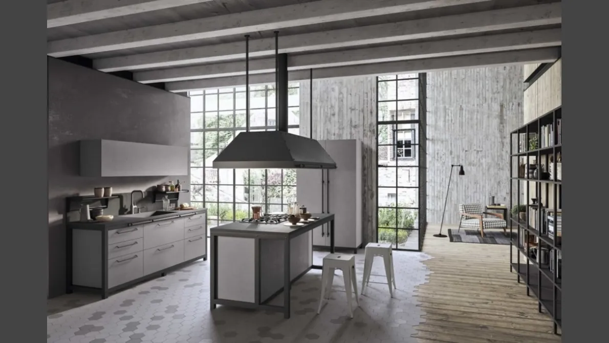 Cucina Moderna con isola Fly Evo 10 di Ar-Tre