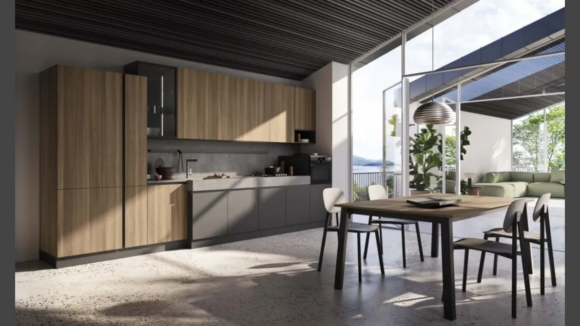 Cucina Moderna lineare Updesign 03 di Ar-Tre