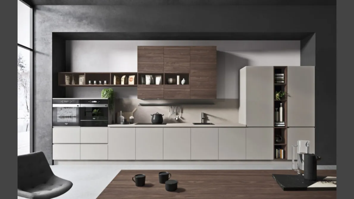 Cucina Moderna lineare Flo Evo 01 di Ar-Tre