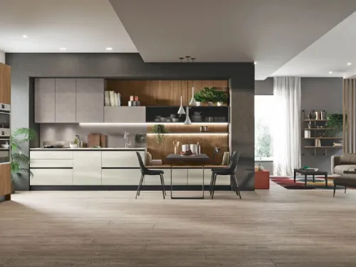 Sedia moderna - LIA - STOSA CUCINE - in polipropilene / con supporto in  alluminio dipinto / da cucina