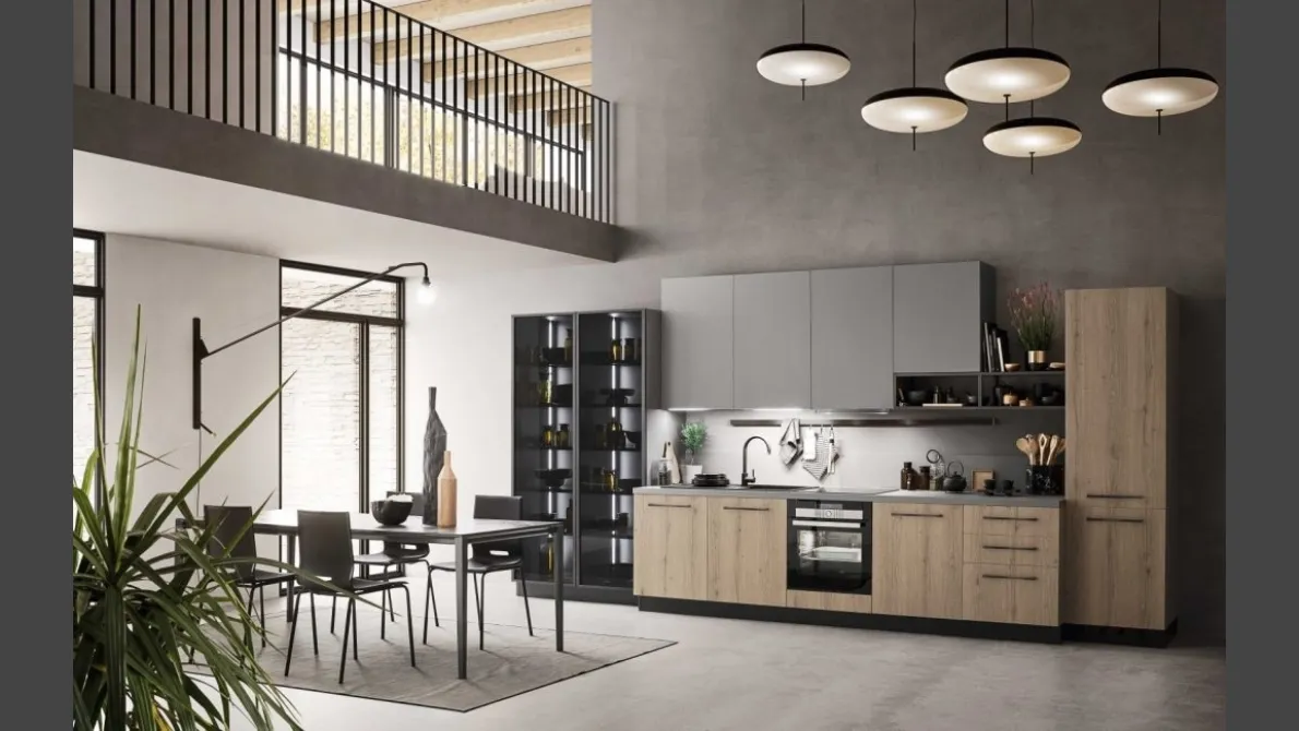 Cucina Moderna lineare Sky 06 di Ar-Tre